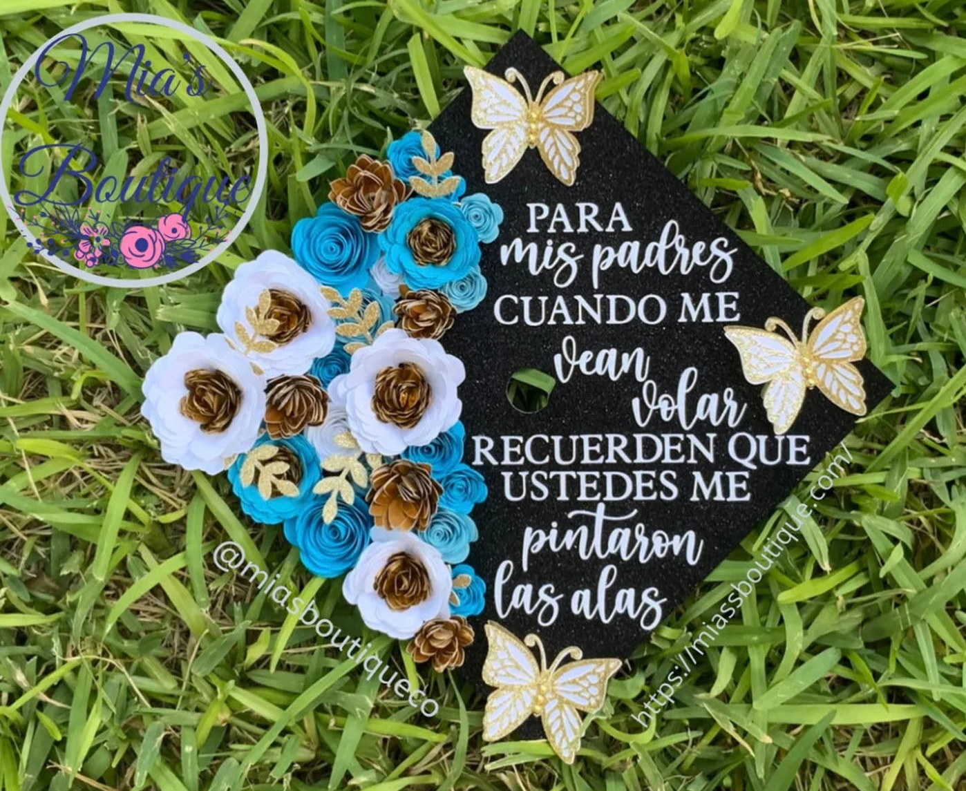 Custom Mexico Graduation Cap Topper Custom Guatemala Mexican Graduation Cap Floral Personalized Graduation Cap Floral Graduation Cap