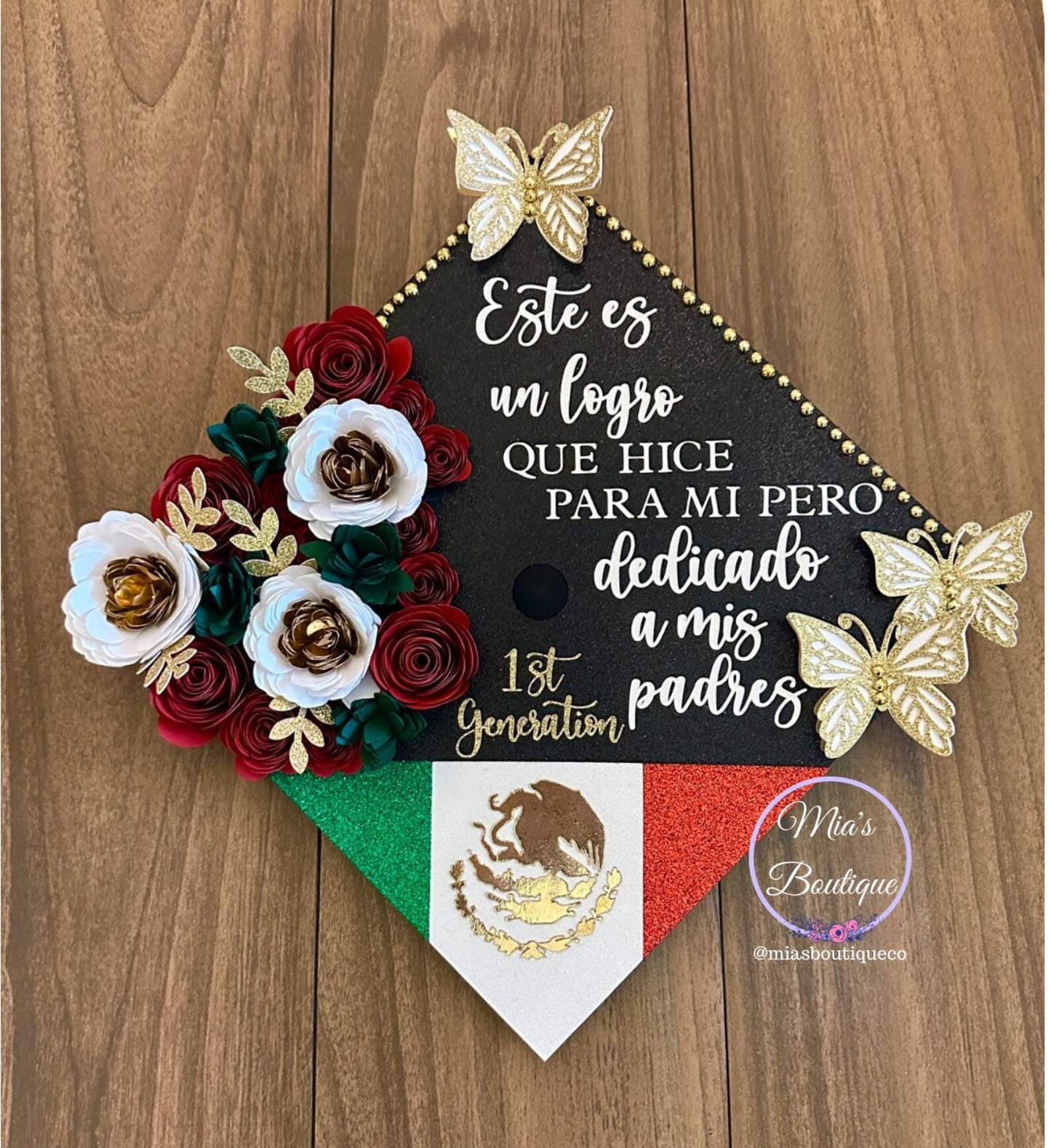 Custom Mexican Graduation Cap Floral Mexican Grad Cap Personalized Mexican Graduation Cap Floral Sunflower Flag Mexico Graduation Cap 1st generation Para Mis
Padres Custom Graduation Cap cover