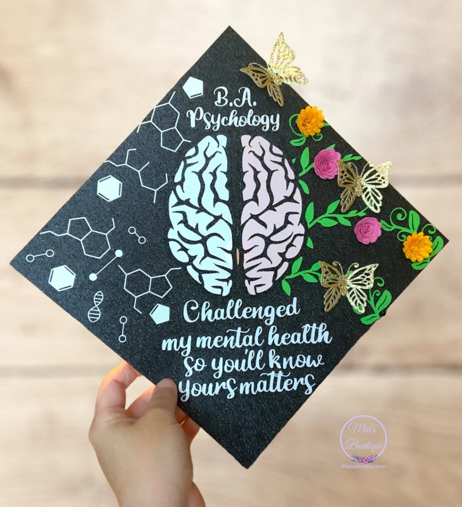 Graduation Cap Forensic Psychology Graduation Cap Topper