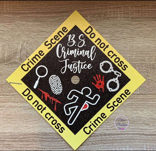 Forensic Psychology Graduation Cap Topper