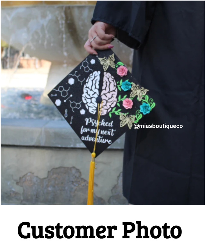 * Psychology Graduation Cap