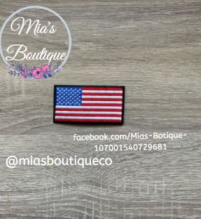 Embroidered United States Flag Iron On Application Patch/ Graduation Patches/ Patches for stole/ Country Flag Patches