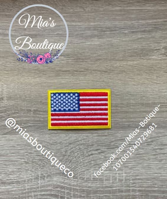 Embroidered United States Flag Iron On Application Patch/ Graduation Patches/ Patches for stole/ Country Flag Patches
