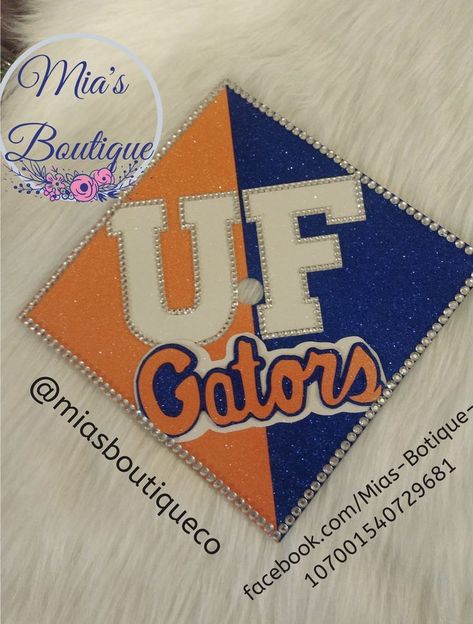 University of Florida Graduation Cap Topper UF Graduation Cap, Gators Grad Cap
