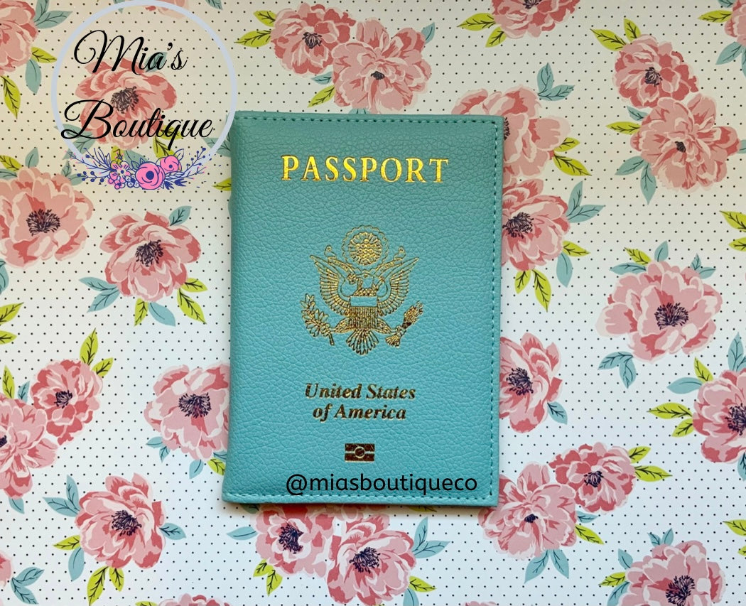 Passport Covers/ Passport Holders / Pink, White, Blue Passport Covers