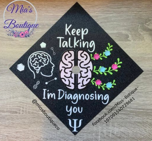 Psychology Graduation Cap cover