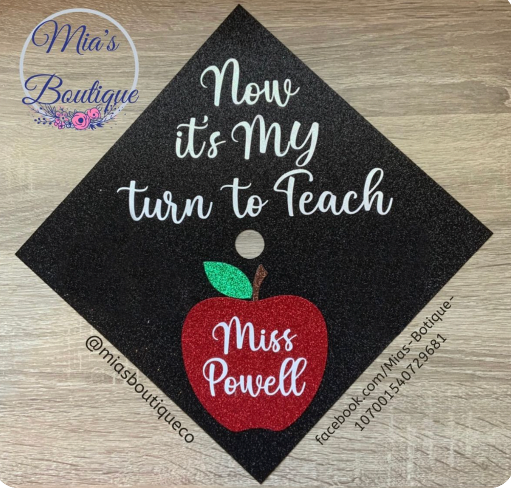 Teacher Graduation Cap cover