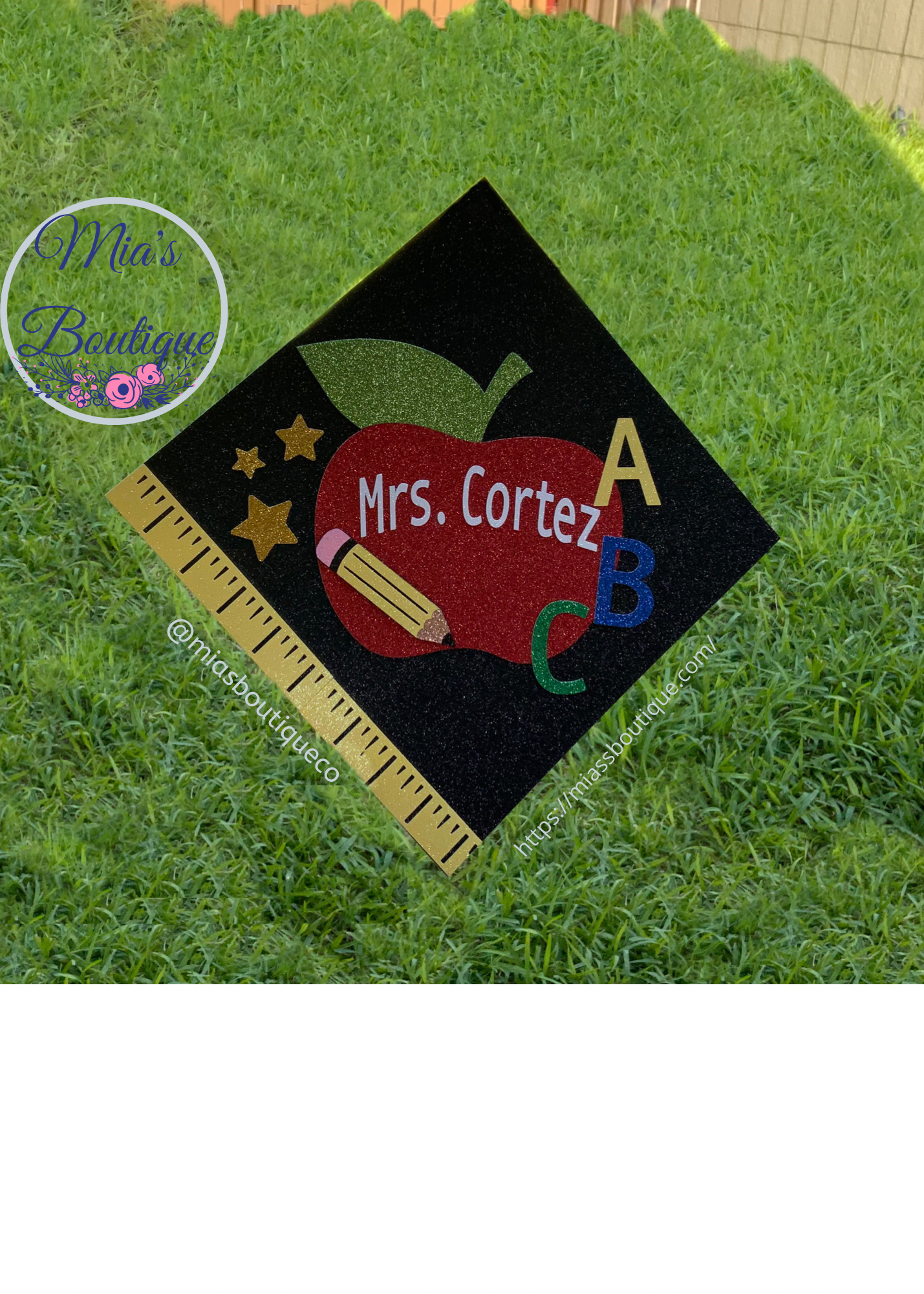 Teacher Graduation Cap cover