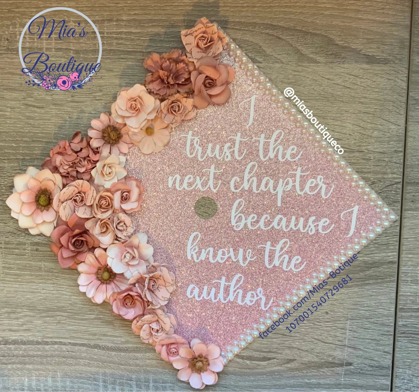 *Graduation Cap cover Personalize Graduation Cap Floral Graduation cover Sunflower Roses Graduation Cap Custom Graduation Cap