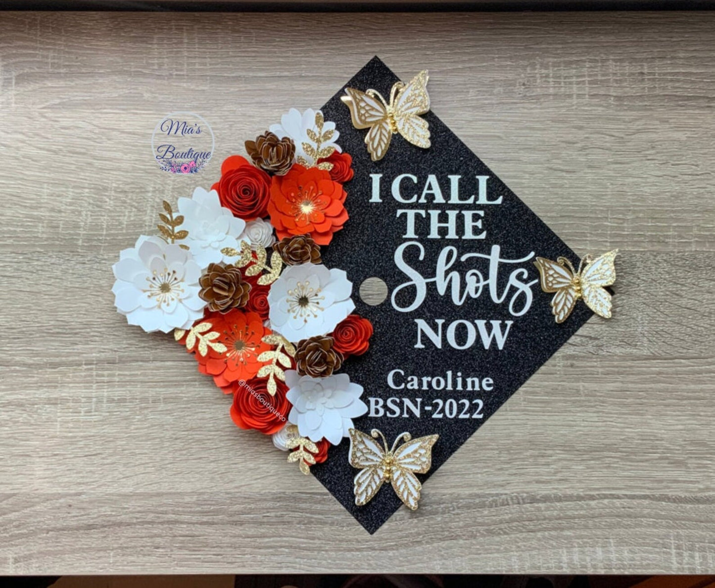 Nurse Graduation Cap cover / Sunflower Graduation Cap cover / Nursing School