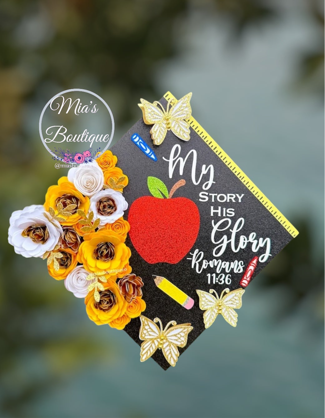 Custom Personalized Graduation Cap Topper 
Teacher Graduation Cap Topper