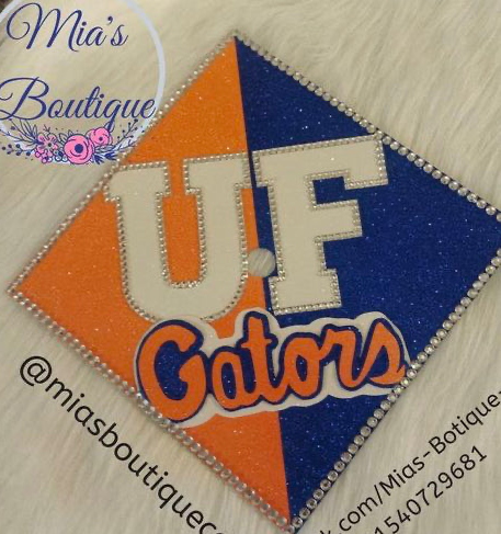 University of Florida Graduation Cap Topper UF Graduation Cap, Gators Grad Cap