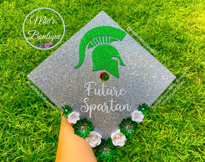 Grad Cap Custom Men Custom Graduation Cap College Theme Graduation Cap Floral Grad Cap ...
