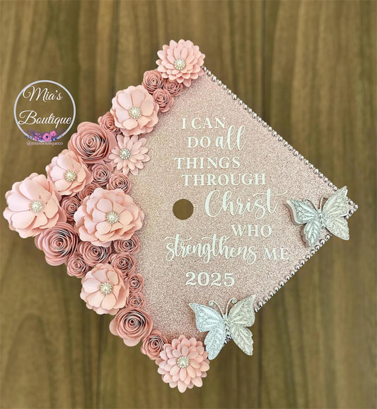 Custom Personalized Graduation Cap Topper Nurse Graduation Cap Nursing heart stethoscope. Personalized graduation cap for graduation day