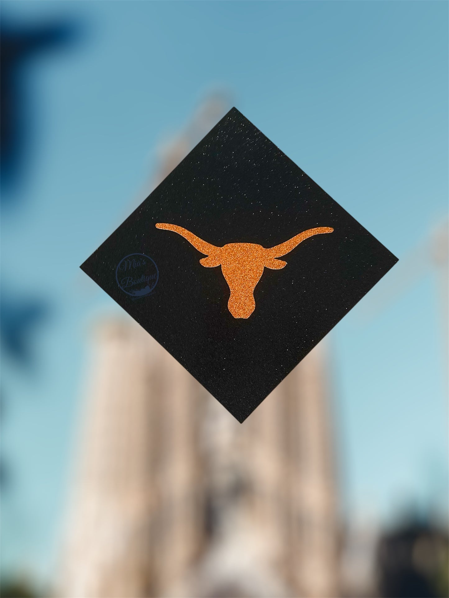 UT Graduation Cap Topper, Custom UT Graduation Cap, Custom College Theme Graduation Cap  (AS IS)