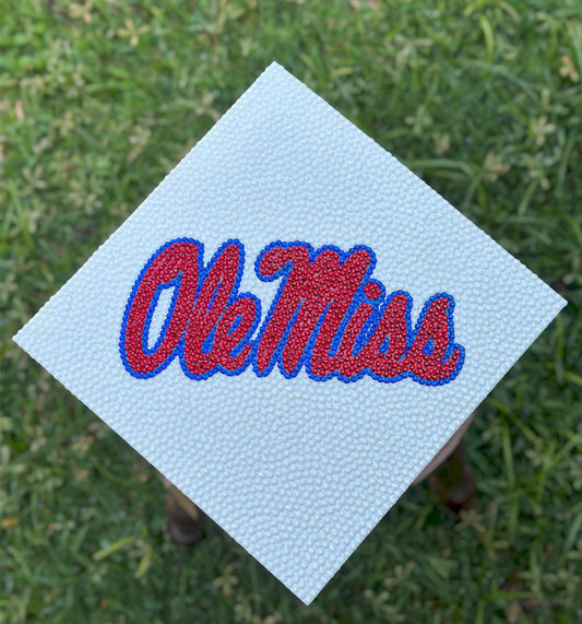 Ole Miss Graduation Cap Topper