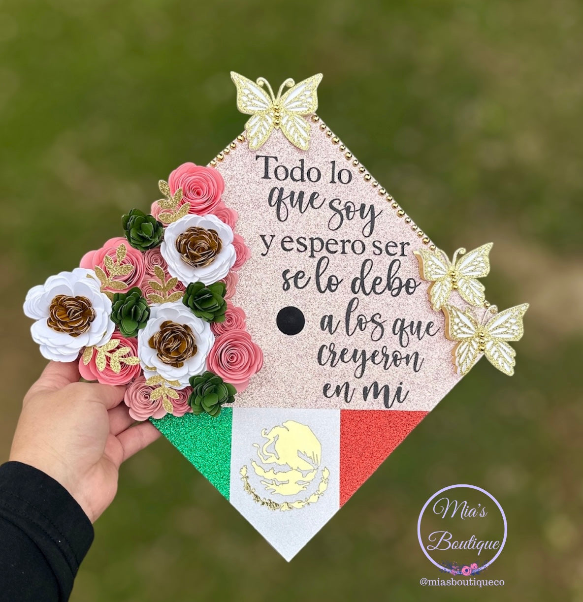 Custom Mexican Graduation Cap Floral Mexican Grad Cap Personalized Mexican Graduation Cap Floral Sunflower Flag Mexico Graduation Cap Para Mis
Padres Custom Graduation Cap cover