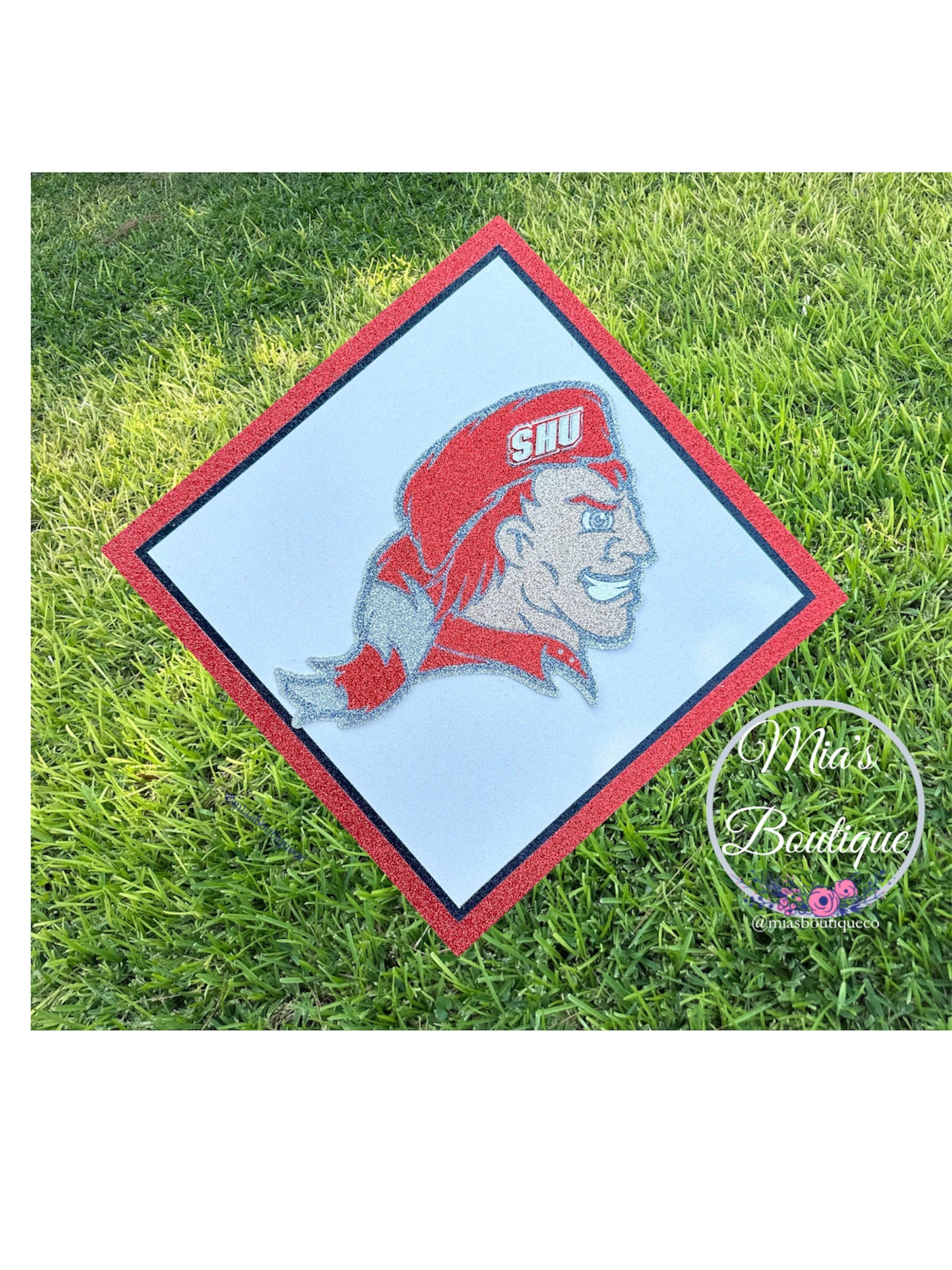 SHU Graduation Cap – Mia's Boutique Co