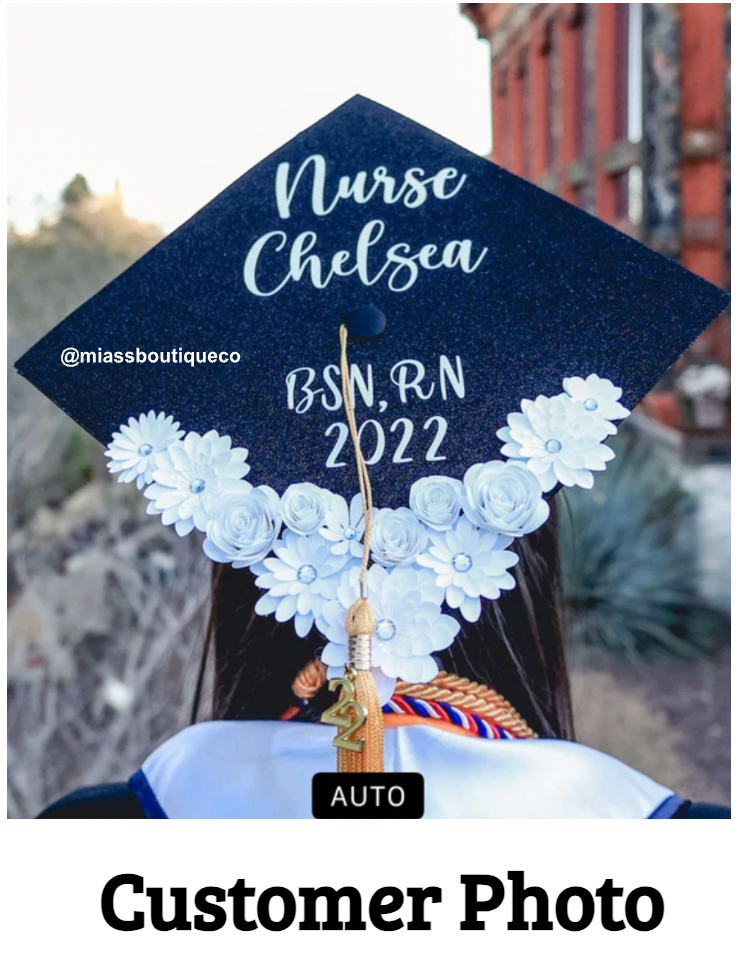 *Nurse Graduation Cap cover