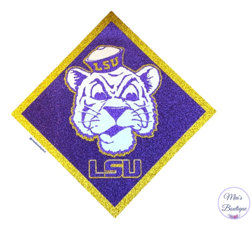Louisiana State University Graduation Cap / College Logo Graduation Cap ...