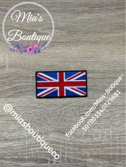 Embroidered UK Flag Iron On Application Patch/ Graduation Patches/ Patches for stole/ Country Flag Patches