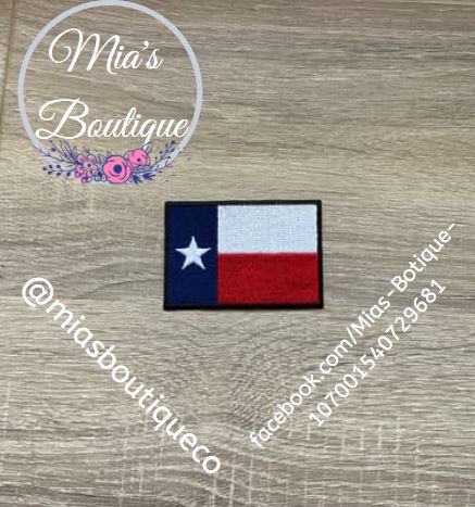 Embroidered Texas Flag Iron On Application Patch/ Graduation Patches/ Patches for stole/ Country Flag Patches