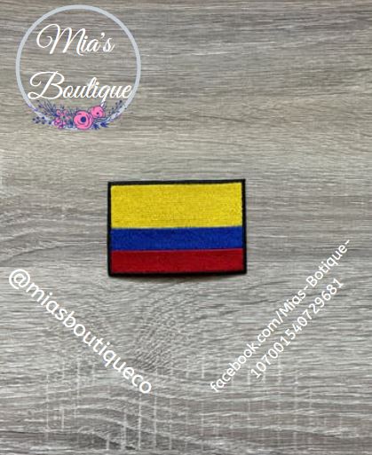 Embroidered Colombia Flag Iron On Application Patch/ Graduation Patches/ Patches for stole/ Country Flag Patches