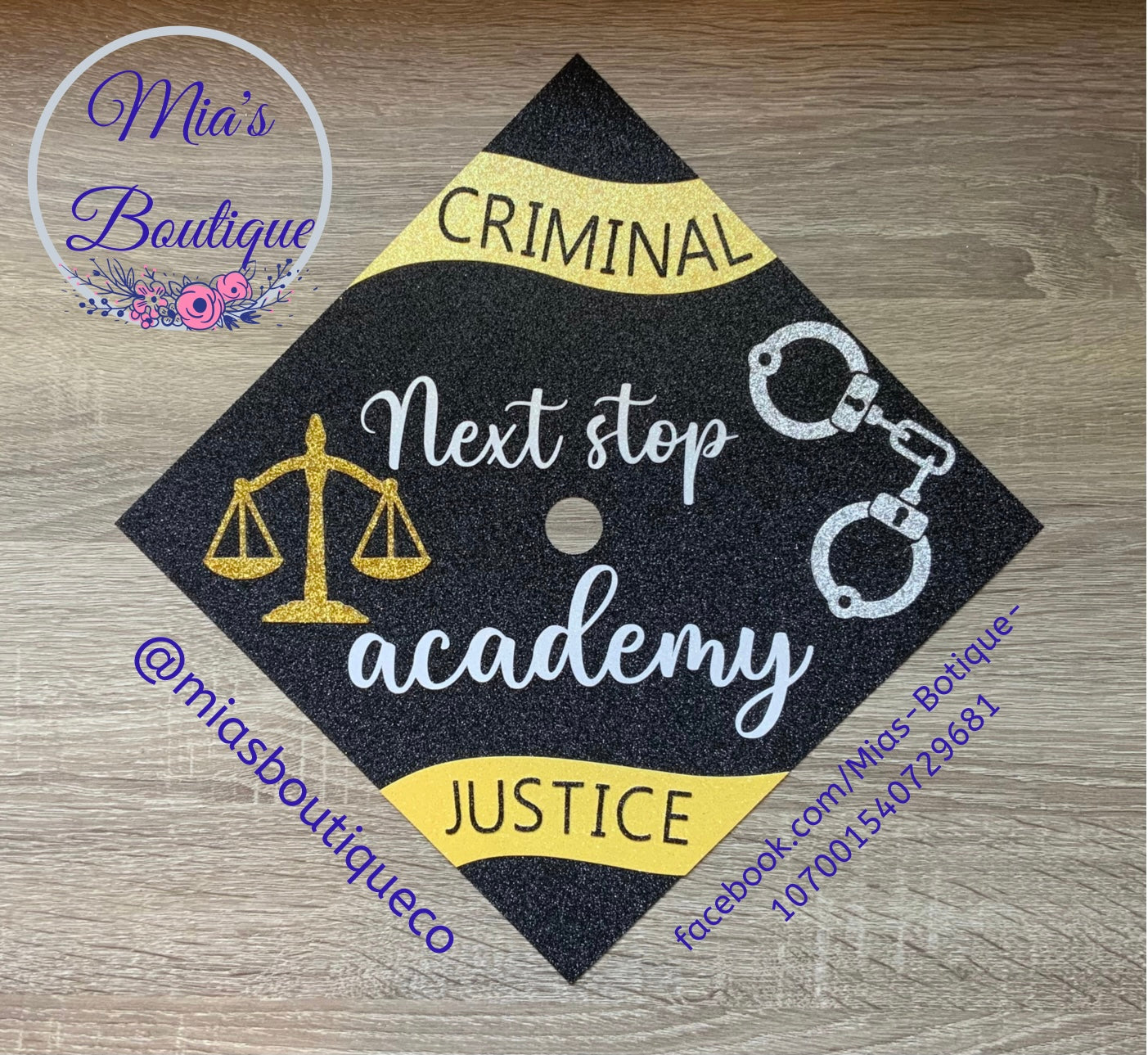 Criminal Justice Graduation Cap