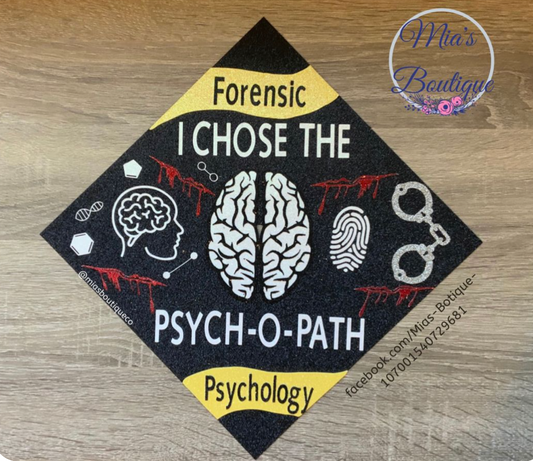 Forensic Psychology Graduation Cap