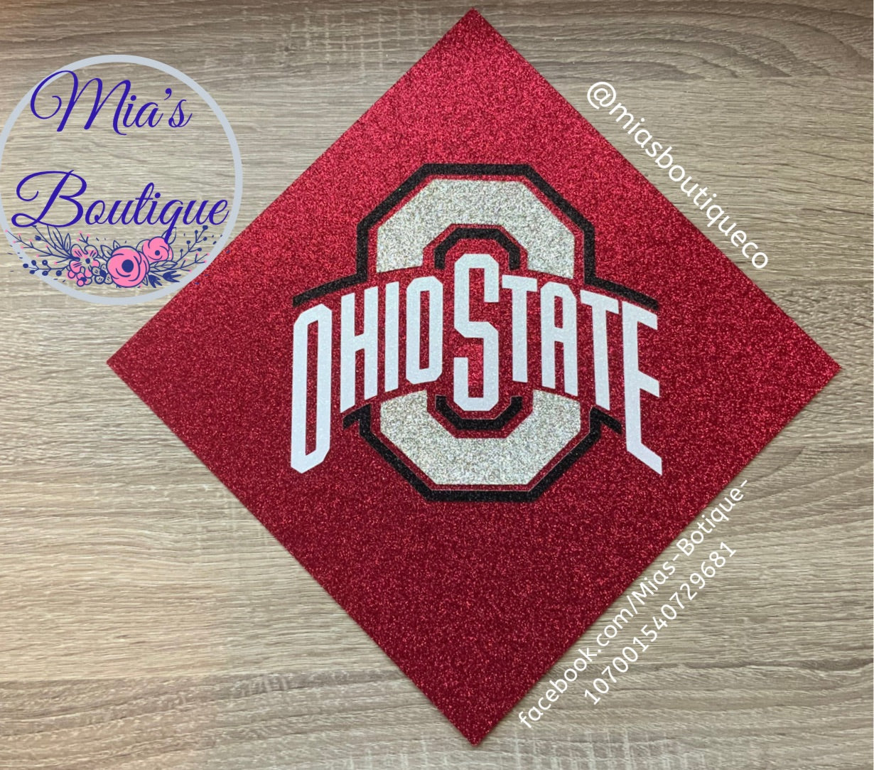 Ohio State Graduation Cap Topper Teacher Purple – Mia's Boutique Co